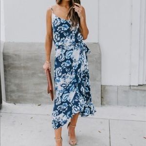 VICI Floral Blue and White Skirt - NWT